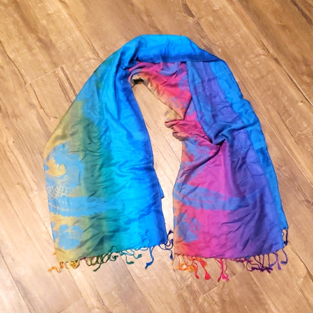 Rainbow 🌈 scarf from India